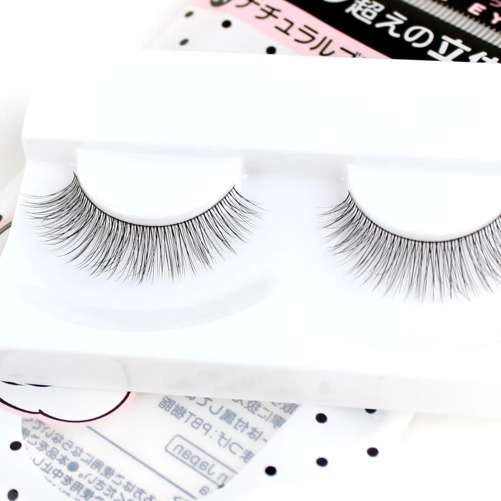 3D False Eyelashes (01 Natural Black/3x1cm)
