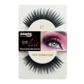Amazing Shine Human Hair False Eyelashes 47