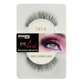 Amazing Shine Human Hair False Eyelashes 747-S