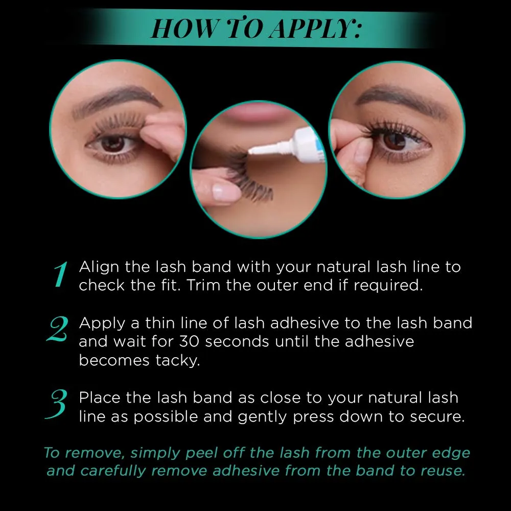 Ardell Lashes False Eyelashes Natural 102 Demi Black