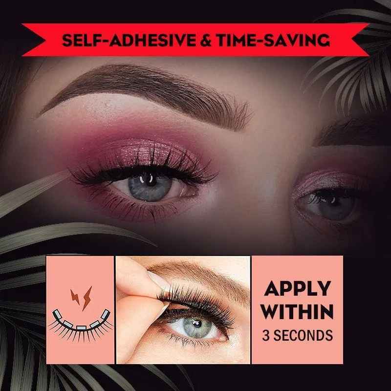 Beauty Reusable Self-Adhesive Eyelashes  glue-free self-adhesive