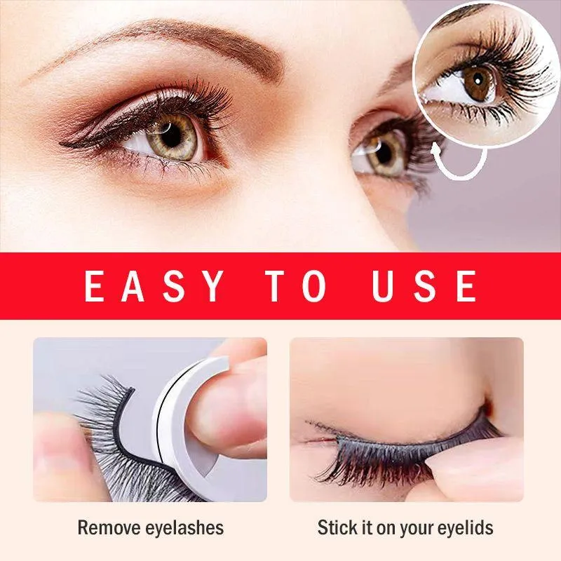 Beauty Reusable Self-Adhesive Eyelashes  glue-free self-adhesive