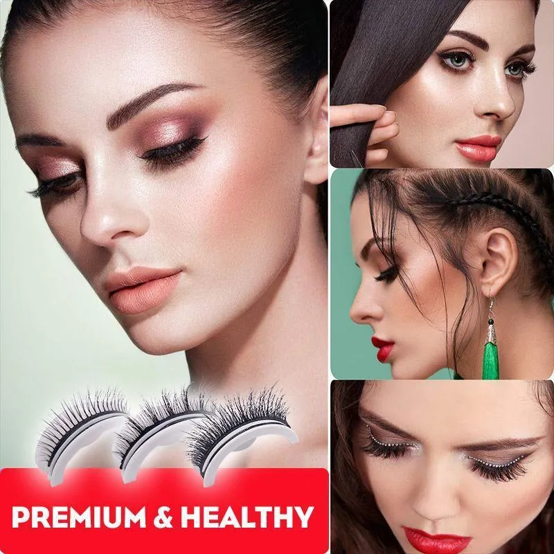 Beauty Reusable Self-Adhesive Eyelashes  glue-free self-adhesive