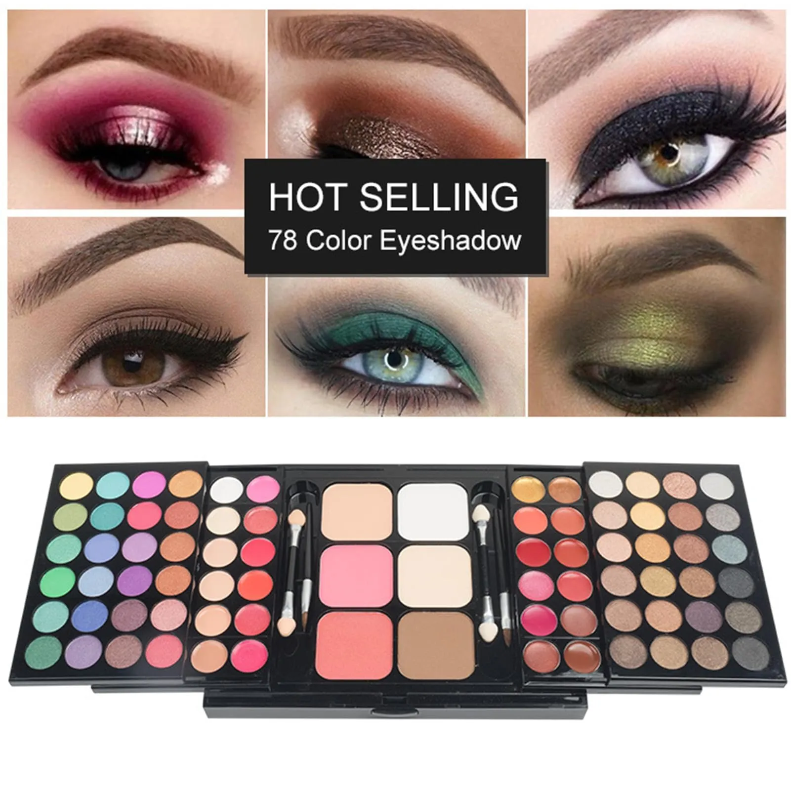BONNIE CHOICE All in One Makeup Kit for Women Full Kit, Valentines Day Gifts Makeup Set, Include 48 Eyeshadow, 18 Lip Gloss, 3 Blusher, 6 Concealer, 3 Contour Powder, 4 Brushes, 1 Mirror