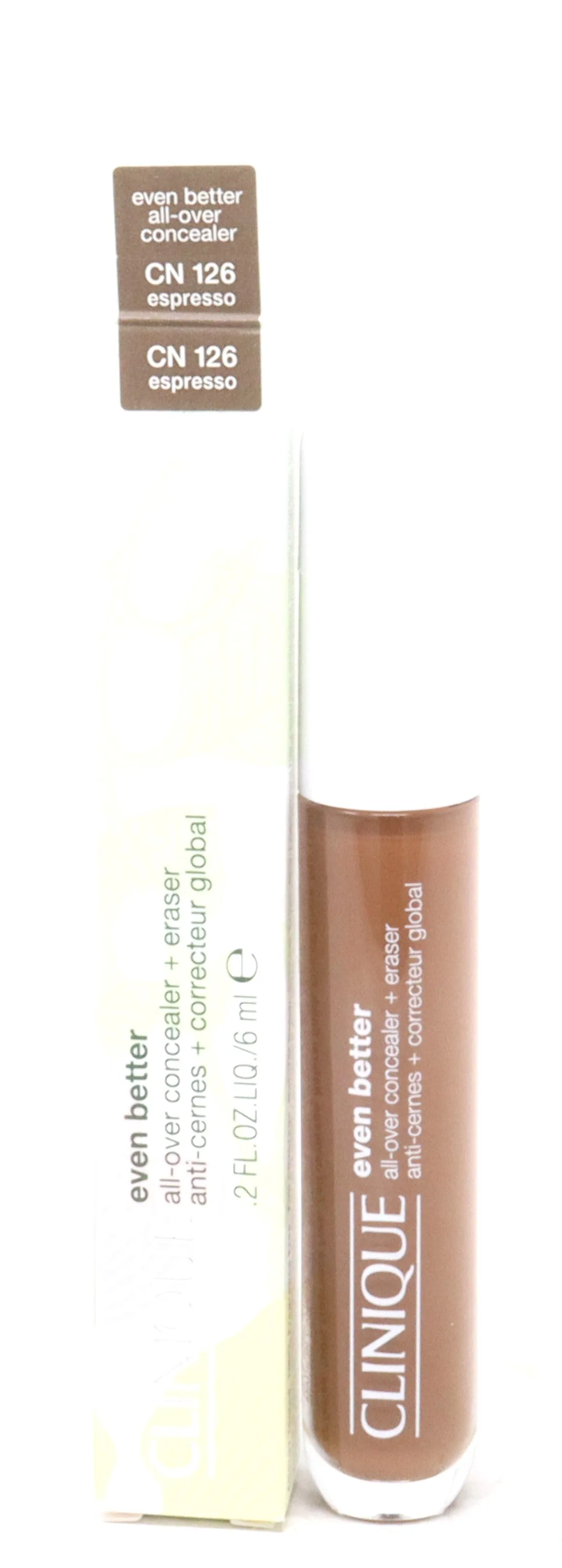 Clinique Even Better All Over Concealer Eraser  0.2oz/6ml New With Box