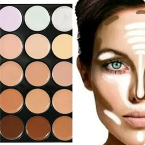 Concealer Palette with 15 Different Shades