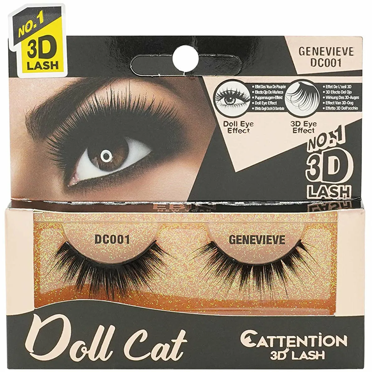 EBIN: Doll Cat 3D Lashes
