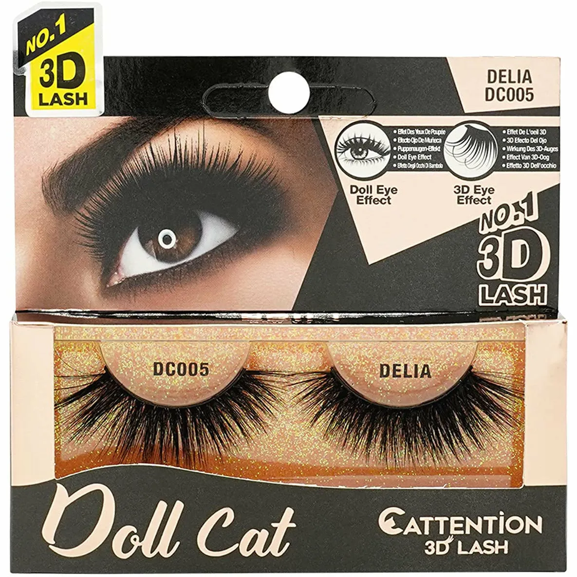 EBIN: Doll Cat 3D Lashes