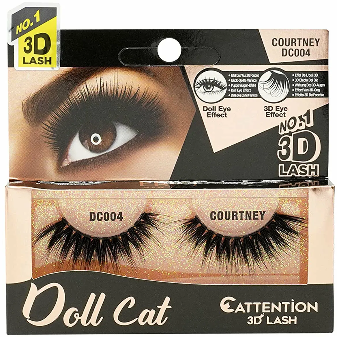 EBIN: Doll Cat 3D Lashes