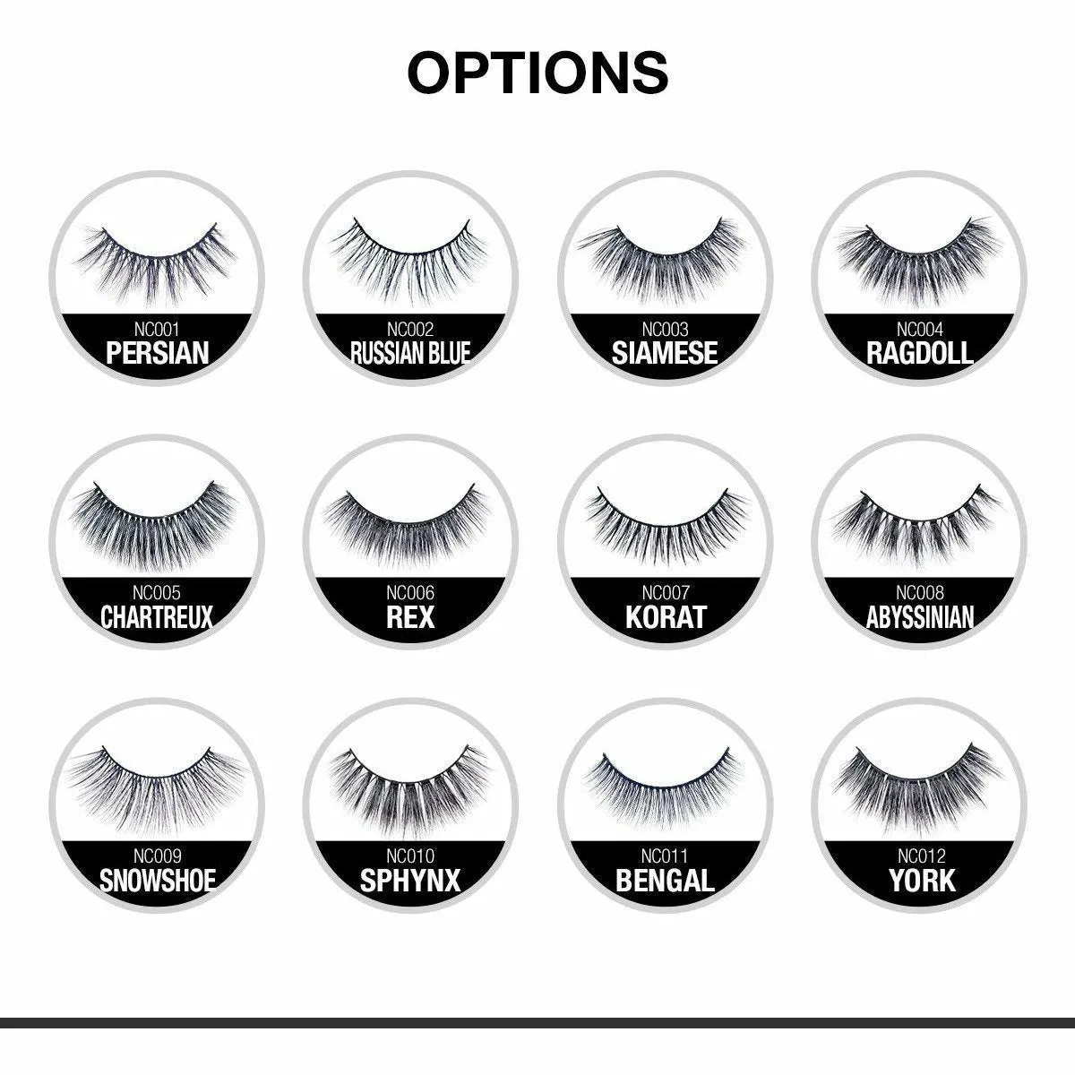 EBIN: Natural Cat 3D Lashes
