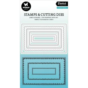 Elegant Frames Nesting Die   Stamp Set No. 68