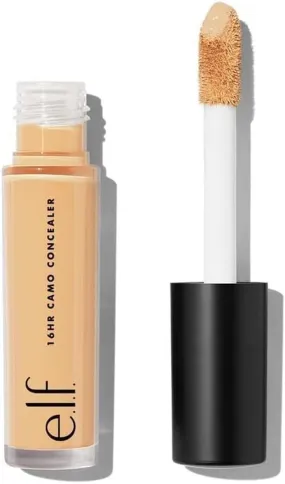 E.L.F. 16HR Camo Concealer, Full Coverage & Highly Pigmented, Matte Finish, Medium Peach, 0.203 Fl Oz (6Ml)