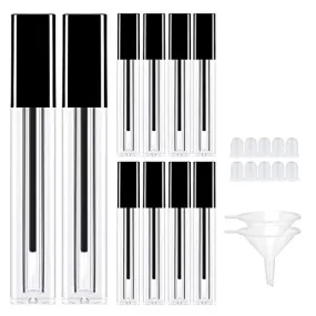 Empty Lip Gloss Tubes ULG 4ml Refillable Cosmetic Empty Tubes Black