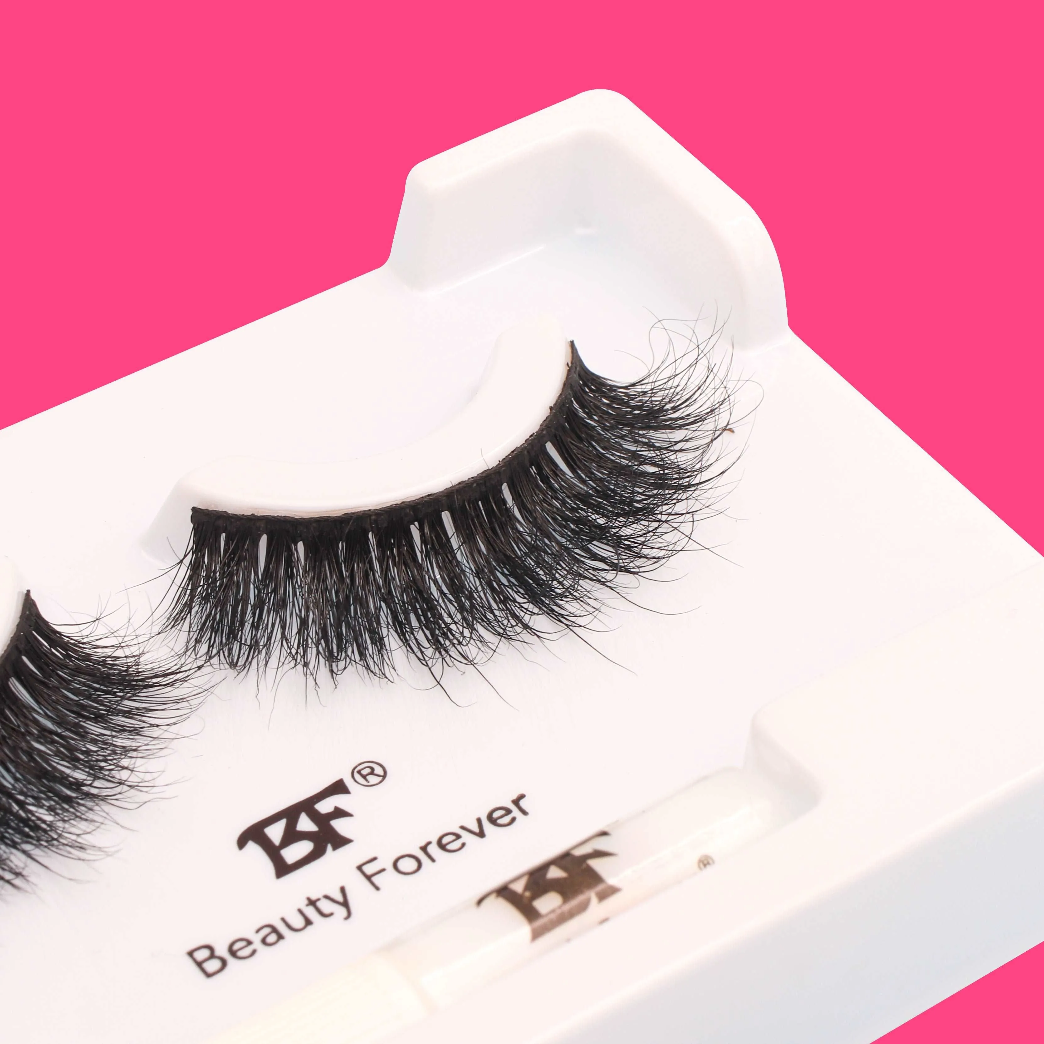 Faux Mink 3D Eyelashes-Leila No. 119 (Dramatic Textured & wispy)