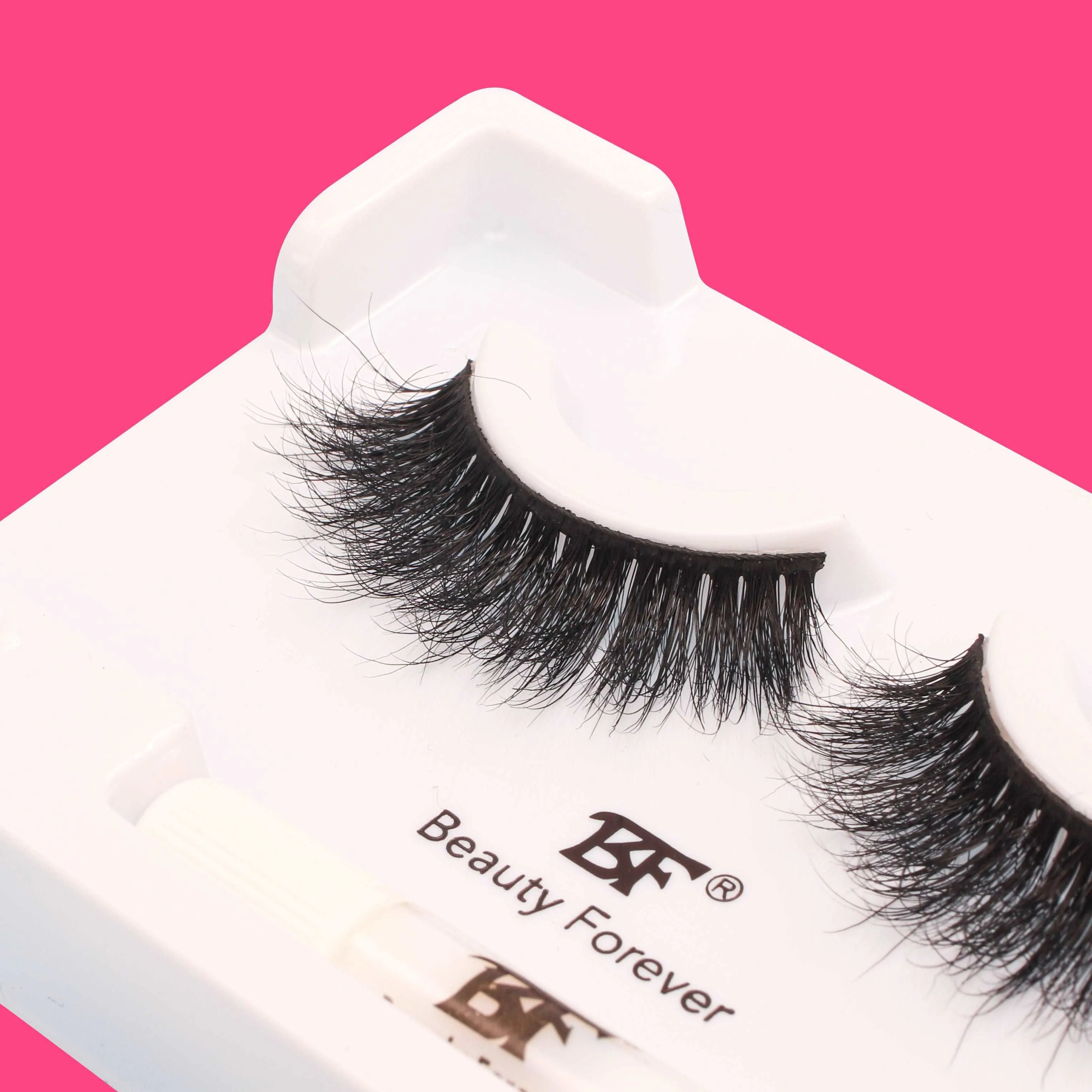 Faux Mink 3D Eyelashes-Leila No. 119 (Dramatic Textured & wispy)