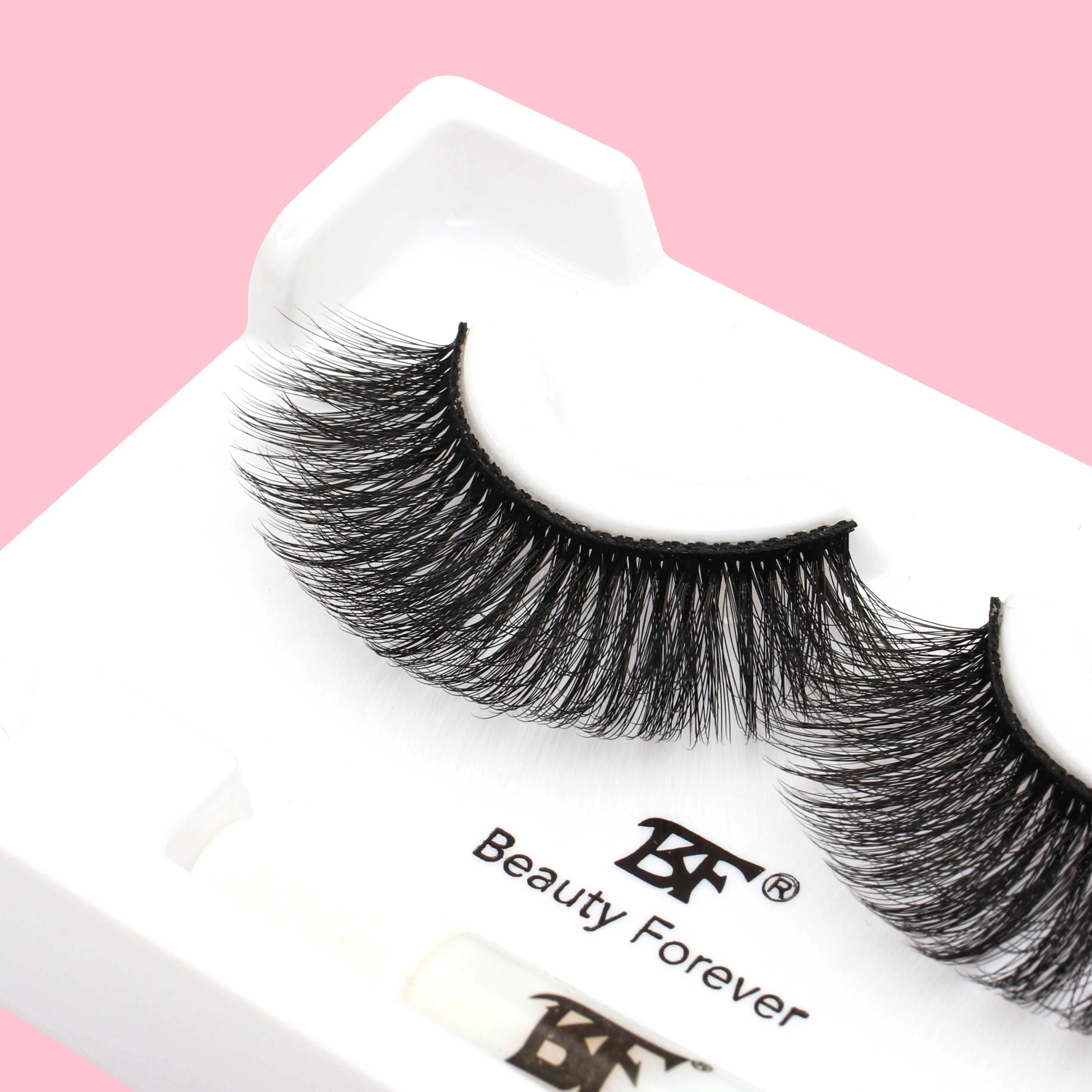 Faux Silken Effect 3D Eyelashes-Paddington Nights No. 917 (Multi-dimensional volume & wing-out Effect)