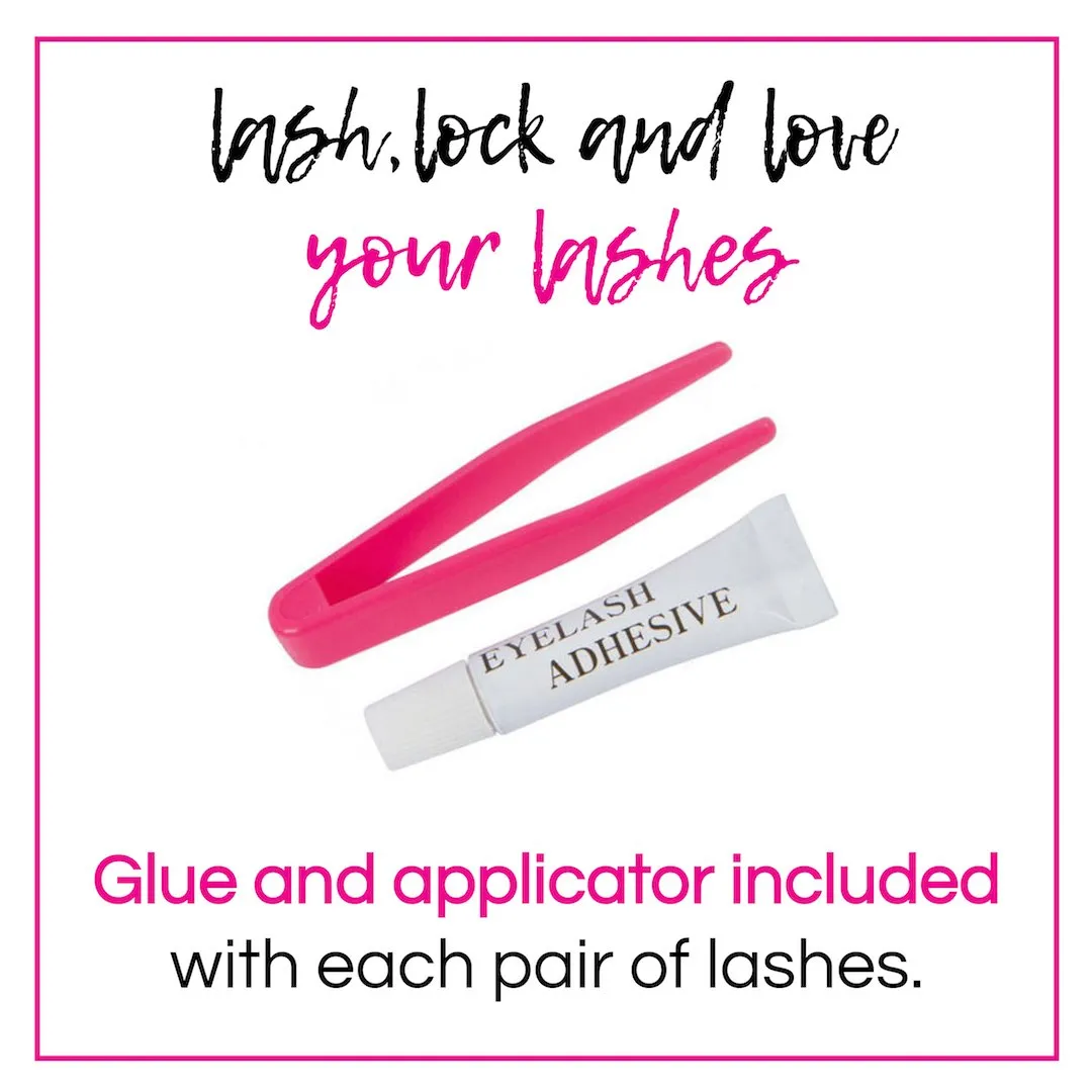 GladGirl False Lash Kit - Cat Eye Volume