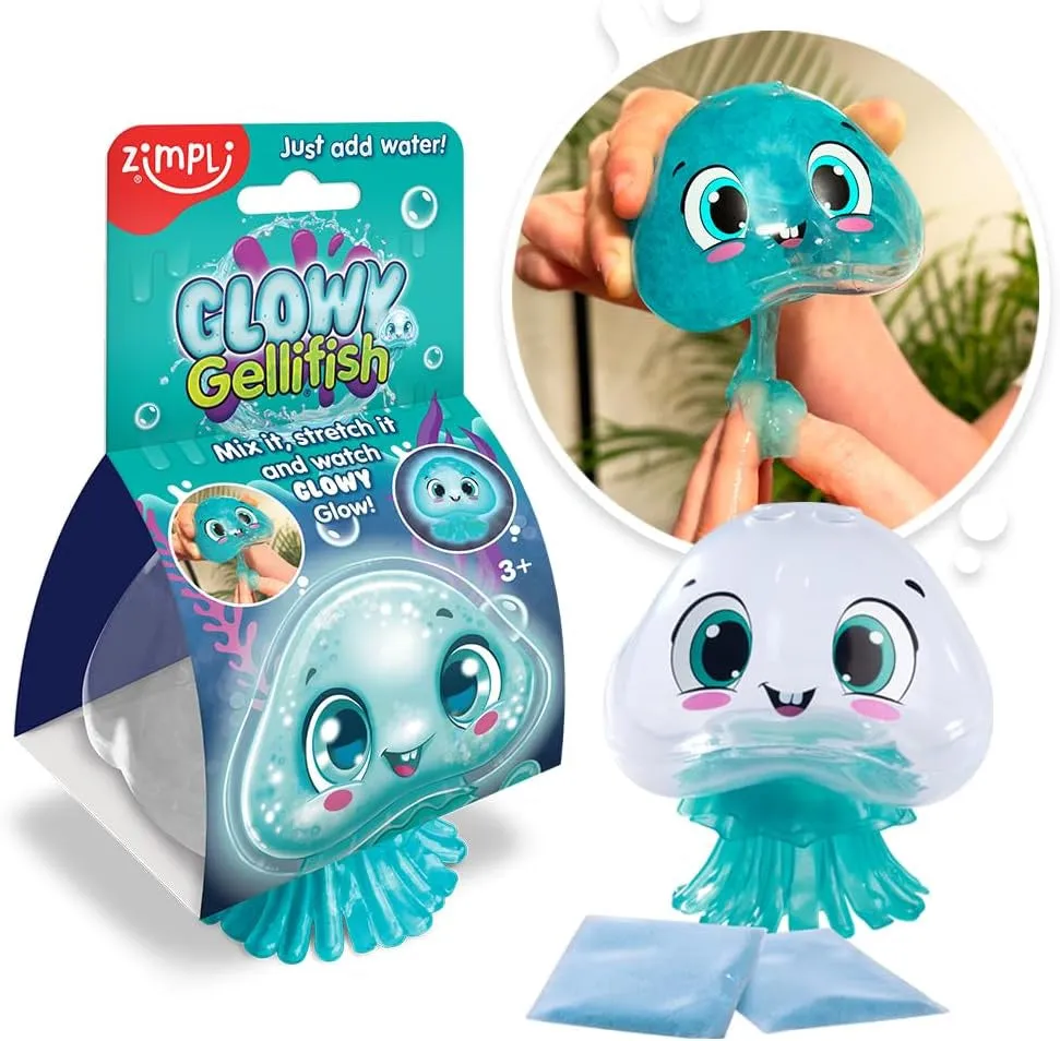 Glowy Gellifish - Glow in the Dark Slime Kit