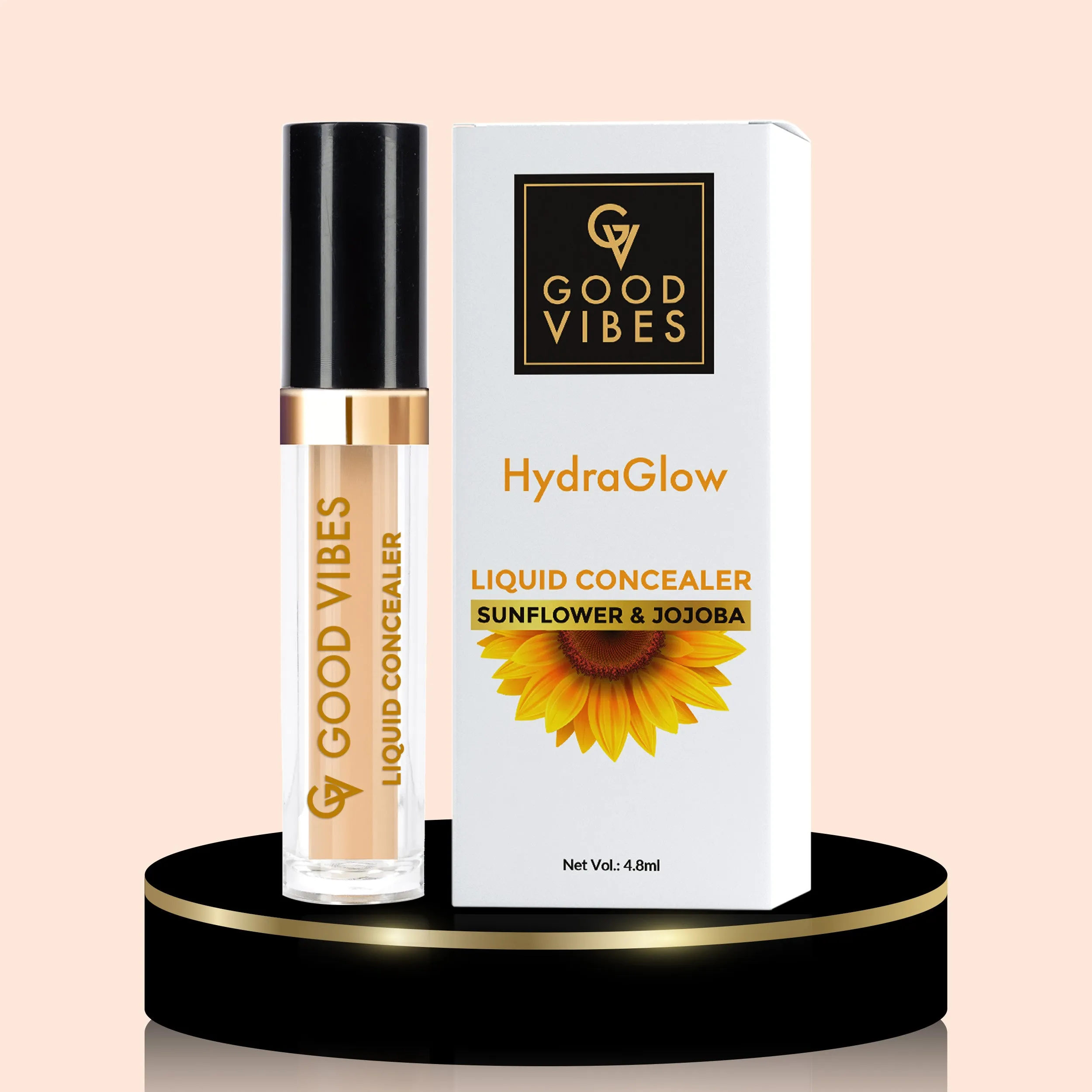 Good Vibes HydraGlow Liquid Concealer -Latte 35 (4.8ml)