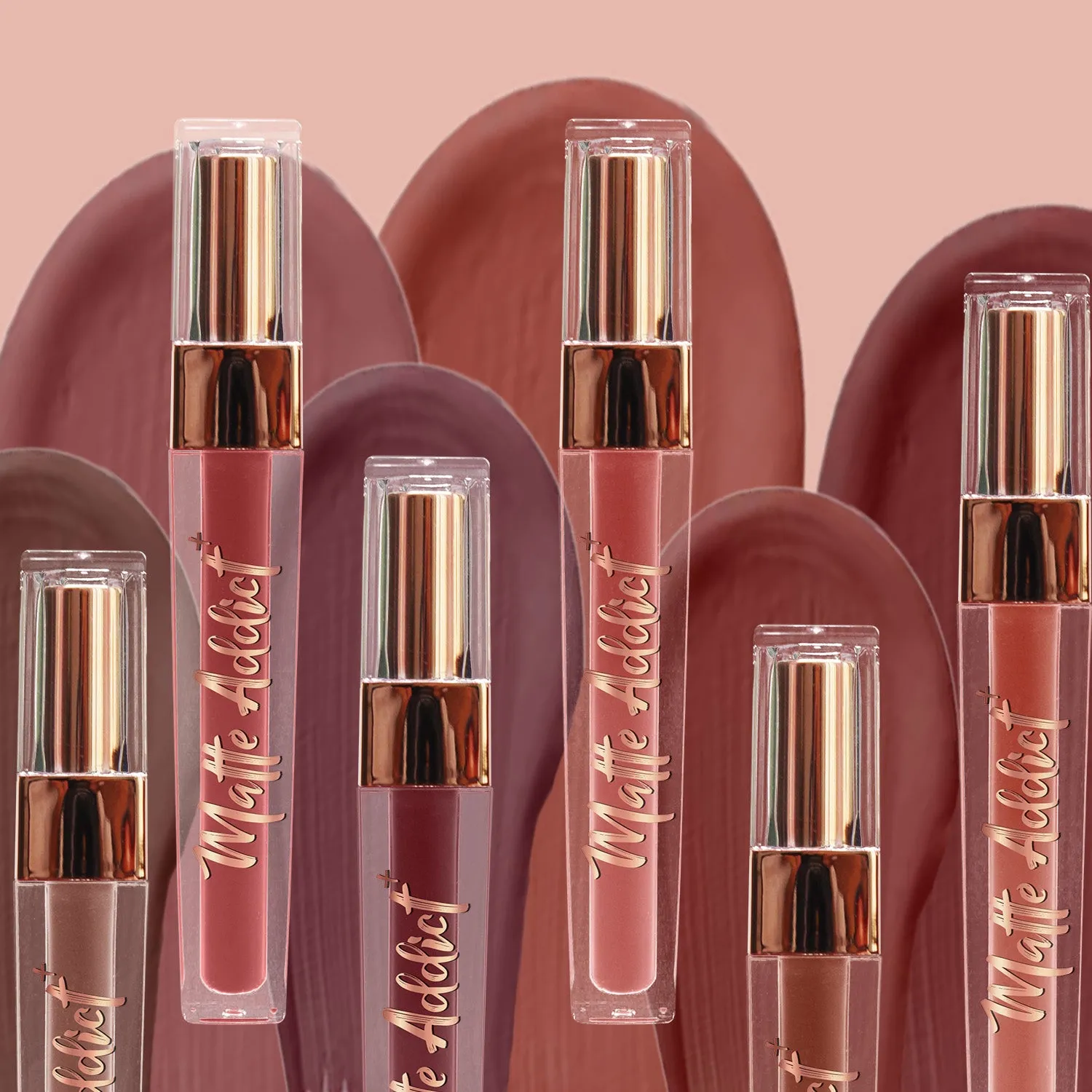 Jaquline USA Matte Addict   Liquid Lipstick, 8Hr stay, Lightweight & Transfer proof - Sunlit Beige 03, 3.5ml
