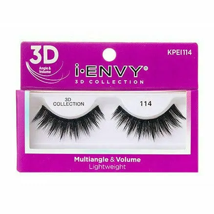 Kiss i-Envy: "Crush 3D" Multi-Angle & Volume Eyelashes #KPEI114