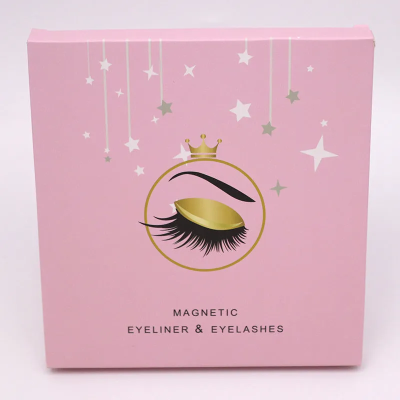 Magnetic Eyelashes Eyeliner Set, Most Natural Looking Magnetic Lashes Kit with Applicator, Best 8D, 3D Look, Reusable Fake Eye Lash, No Glue, Strongest Waterproof Liquid Liner