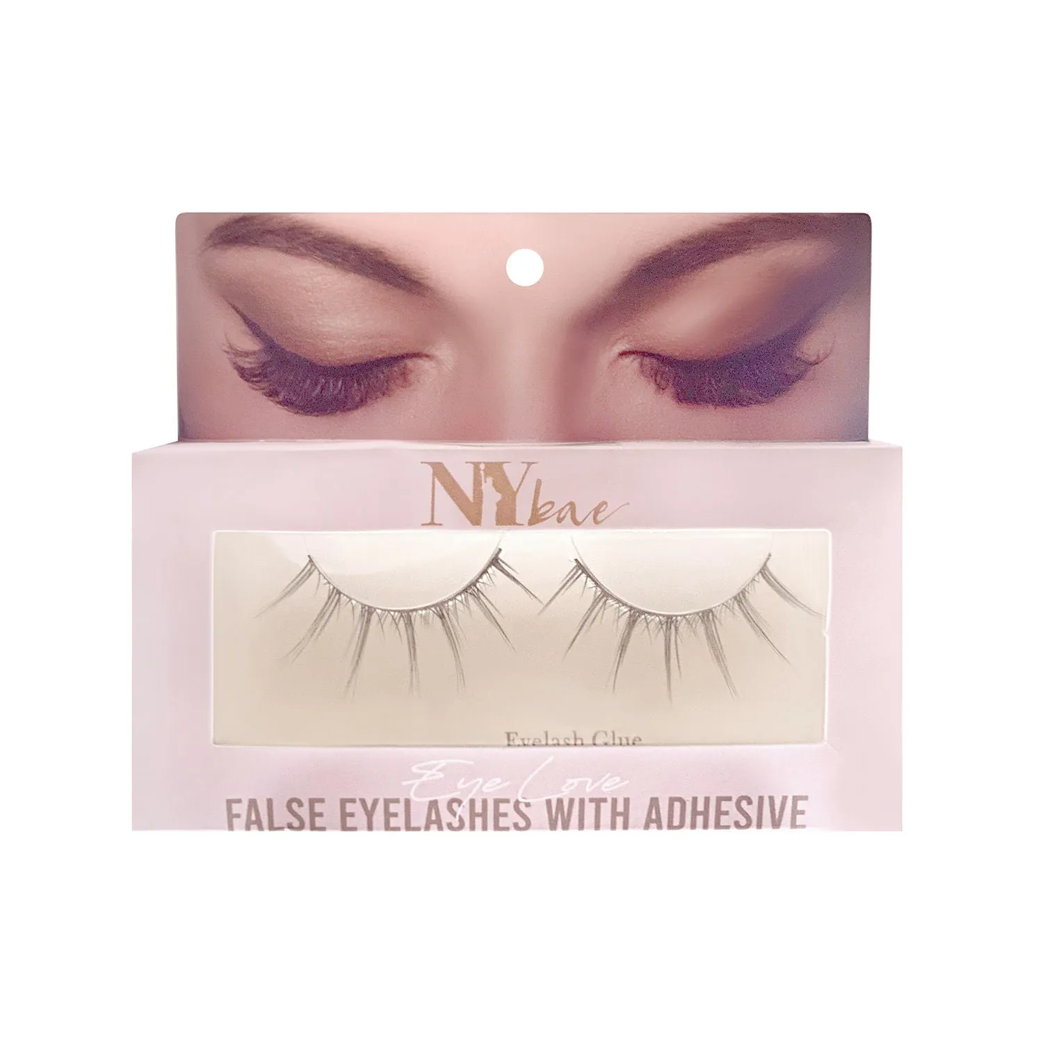 NY Bae Eye Love False Eyelashes With Adhesive | Easy Application | Comfortable | Long Staying - High Volume 02