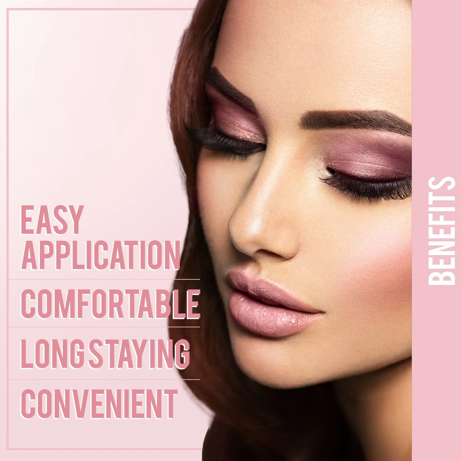 NY Bae Eye Love False Eyelashes With Adhesive | Easy Application | Comfortable | Long Staying - High Volume 02