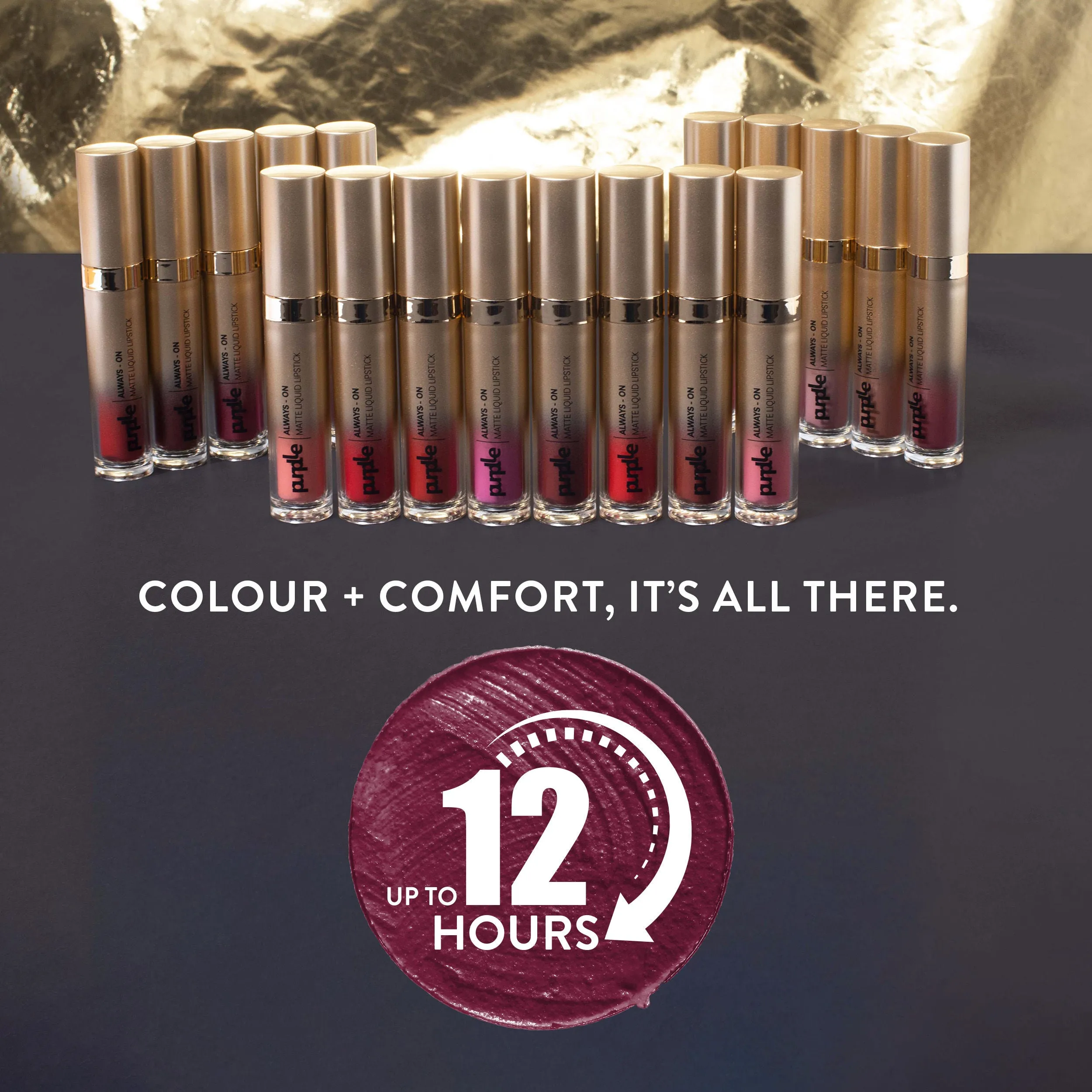 Purplle Always - On Matte Liquid Lipstick - Royal Secret 11 (6.5ml)