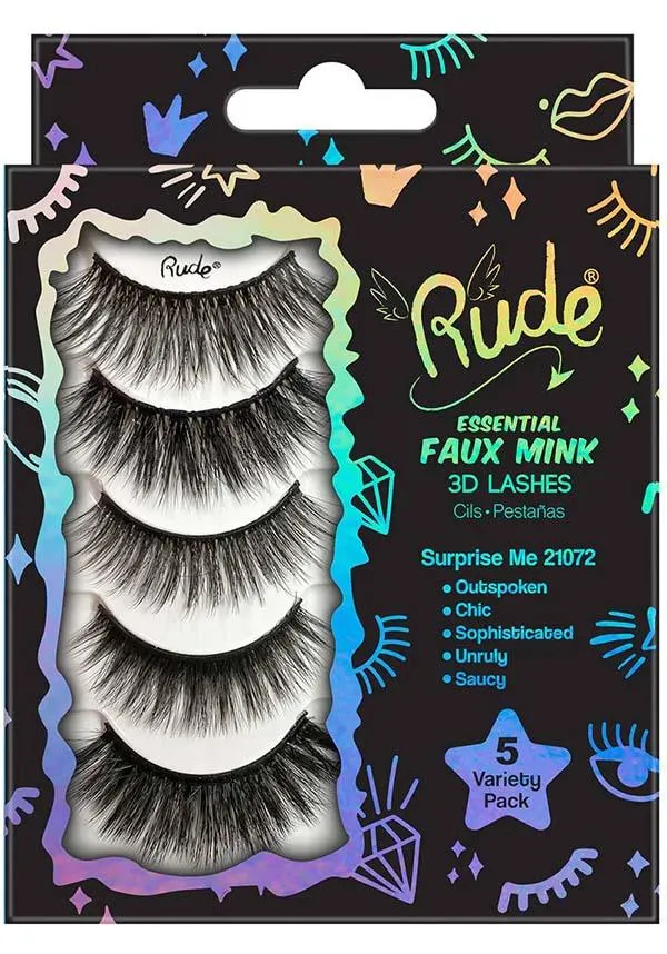 Surprise Me | ESSENTIAL 3D LASHES [5 VARIETY PACK]
