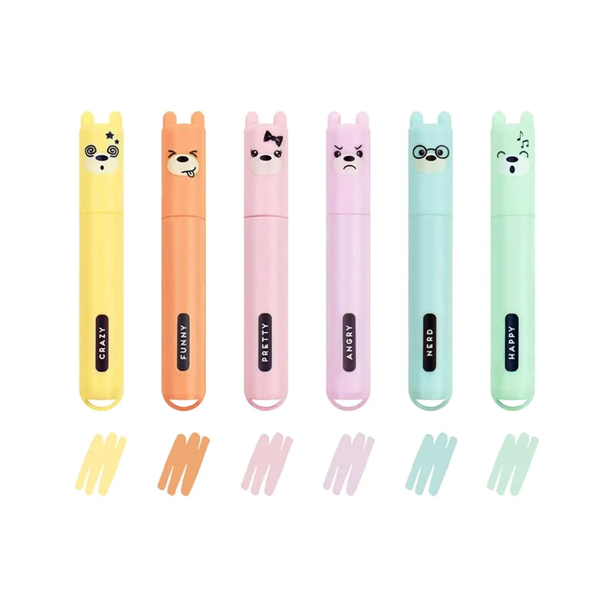 Teddy's Style Mini Pastel Highlighters by Legami
