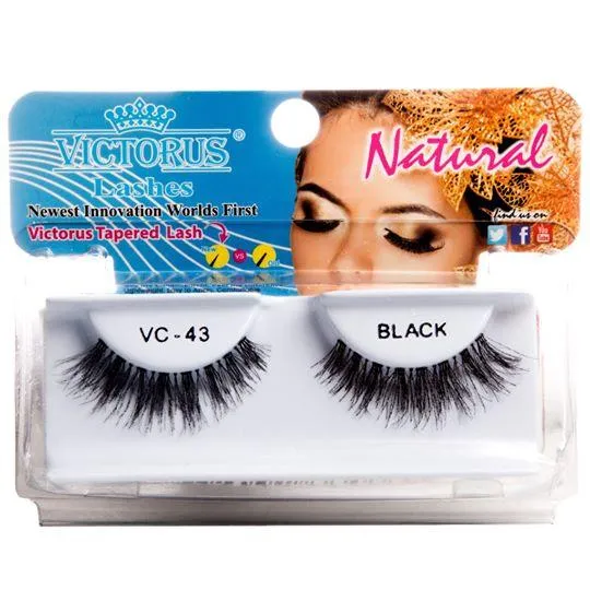 Victorus Natural Black Eye Lashes  VC 43