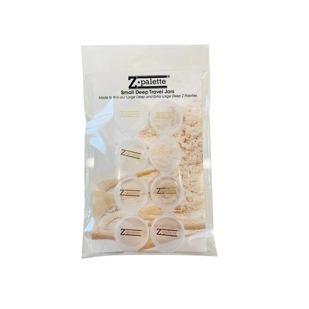 Z Palette Small Deep Travel Jars 8 Pack