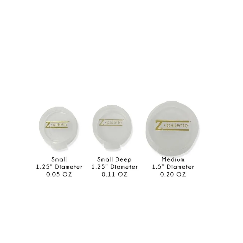 Z Palette Small Deep Travel Jars 8 Pack